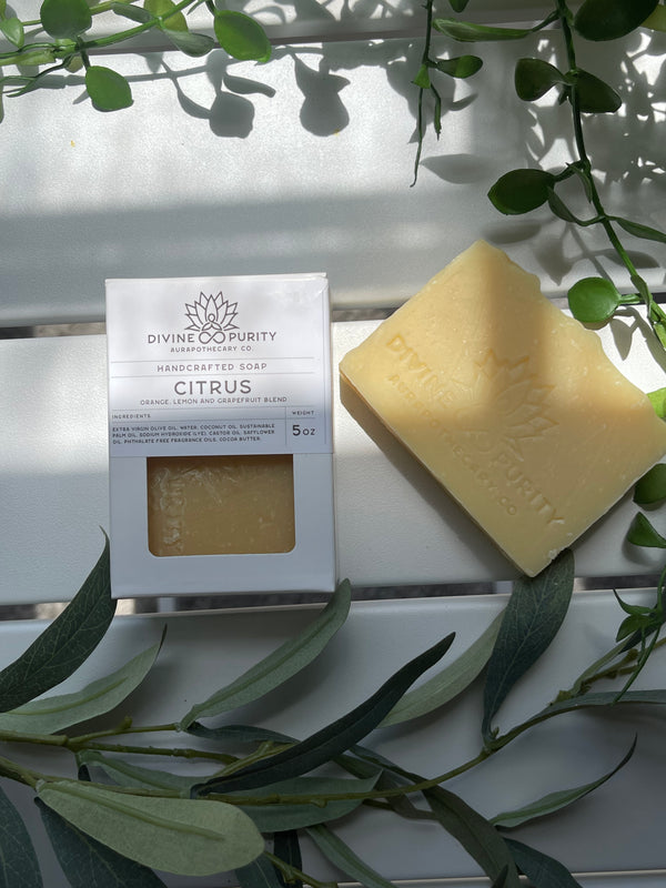 Citrus (Orange, Lemon, Grapefruit) Soap Bar