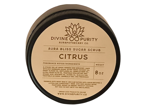 Citrus Aura Bliss Body Scrub (Lemon + Orange)