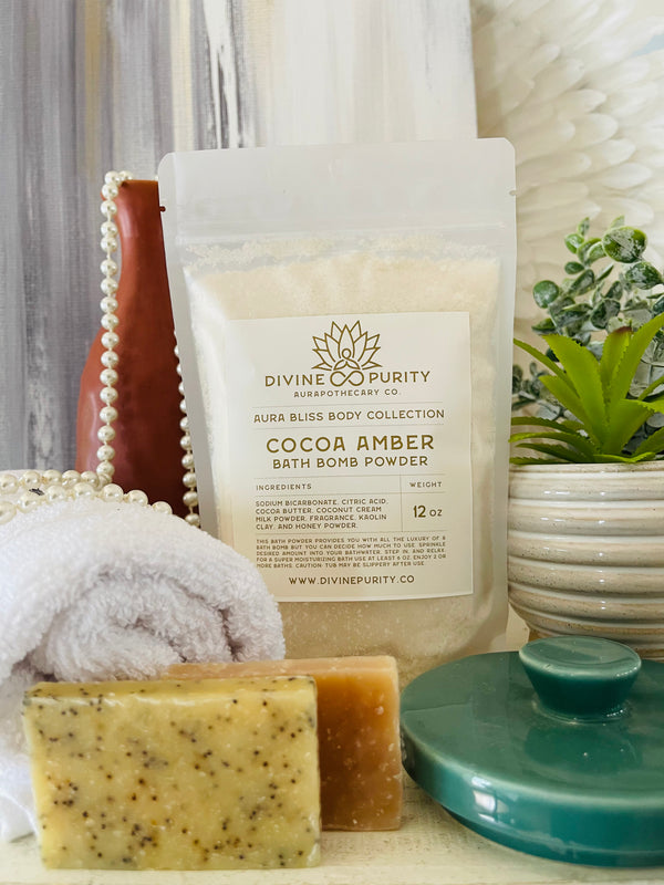 Cocoa Amber Bath Bomb Powder