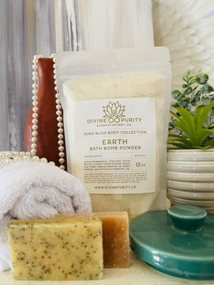Earth (Patchouli + Orange) Bath Bomb Powder